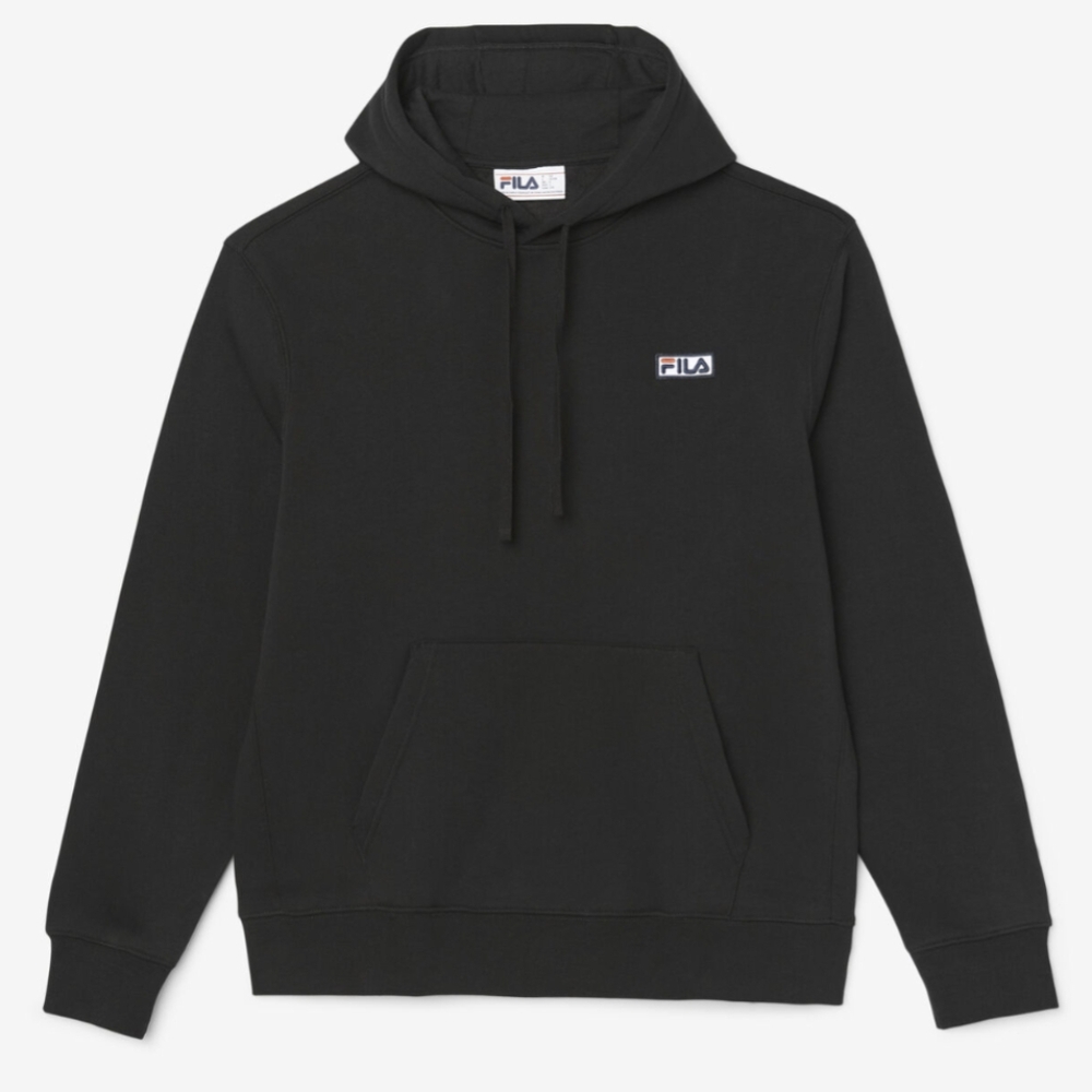 FILA Algot Black Ultra -soft Fleece Hoodie Sweatshirt Size XXL Like New 